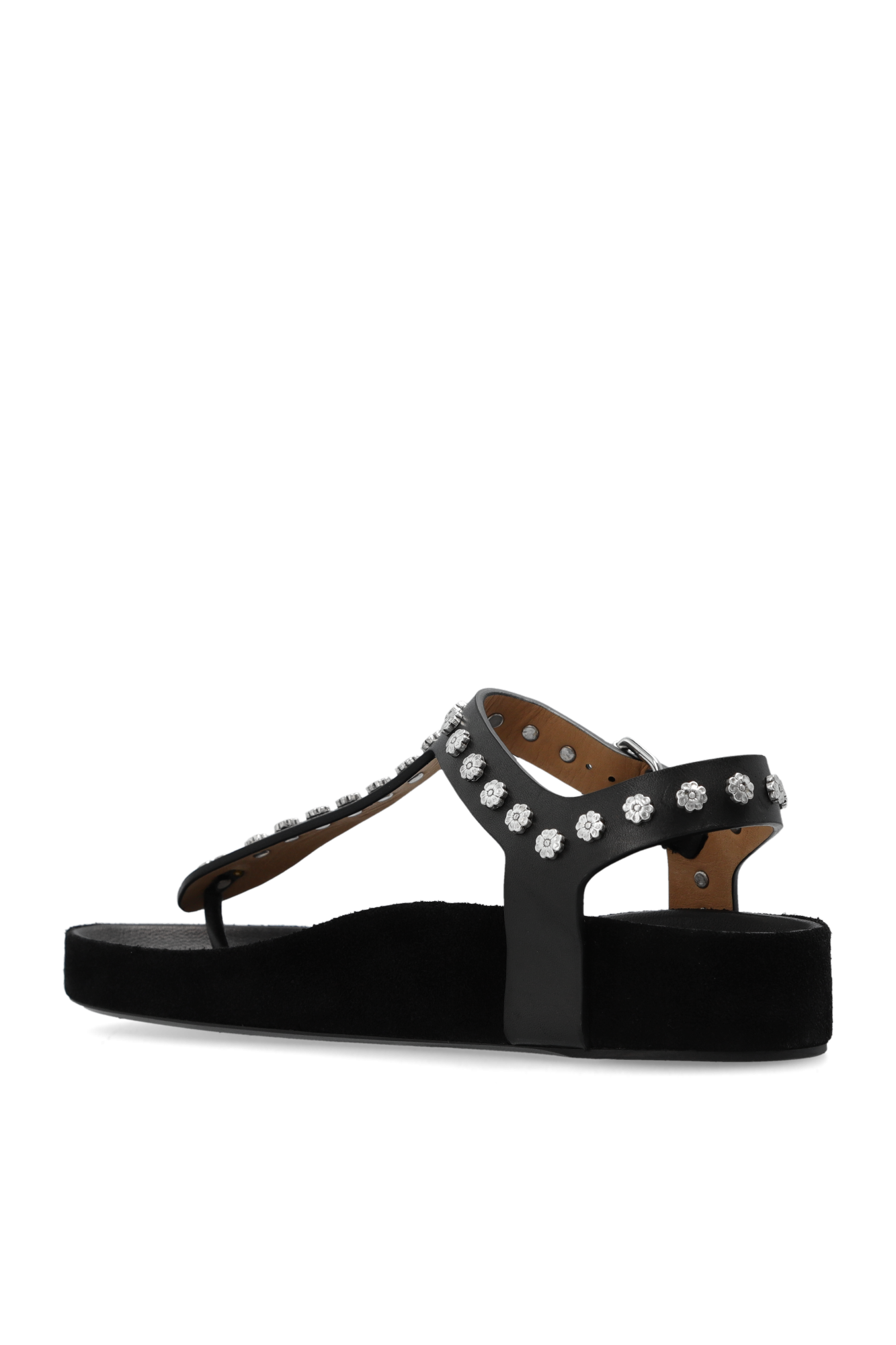 サンダル・ミュール ISABEL MARANT Leather sandals with all-over stud detail Nero ISABEL MARANT Jopee studded leather sandals | NET-A-PORTER